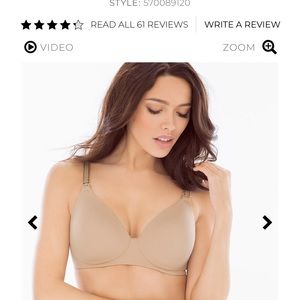 Soma embraceable wireless nursing bra
